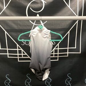 Weissman Ombre White/Black Child Dance Leotard